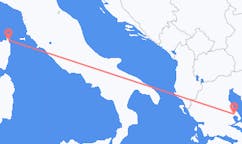 Flights from Bastia, France to Volos, Greece