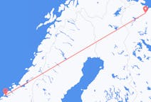 Vols depuis la ville de Mourmansk vers la ville de Molde