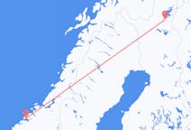 Flüge von der Stadt Molde in die Stadt Ivalo