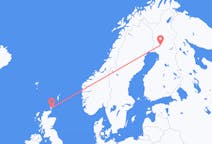 Vols depuis la ville de Kirkwall vers la ville de Rovaniemi