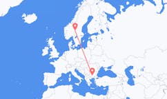 Flights from Plovdiv, Bulgaria to Rörbäcksnäs, Sweden