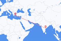 Flights from Vijayawada, India to Mykonos, Greece