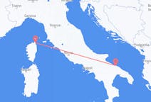 Flights from Bastia, France to Bari, Italy