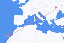 Flyreiser fra Iași, Romania til Ajuy, Spania