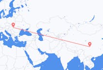 Flüge von Mianyang, China nach Debrecen, Ungarn