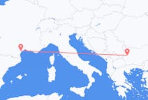 Loty z Sofia, Bułgaria do Béziersa, Francja