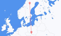 出发地 瑞典维埃尔米纳目的地 捷克俄斯特拉发的航班