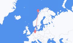 Loty z Leknes, Norwegia do Paderborn, Niemcy