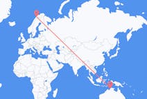 Flights from Darwin, Australia to Andselv, Norway