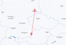 Flyg från Salzburg, Österrike till Dresden, Tyskland
