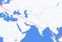 Flyrejser fra Bintulu, Malaysia til Köln, Tyskland