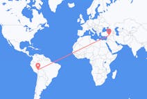 Flights from Puerto Maldonado, Peru to Şanlıurfa, Turkey