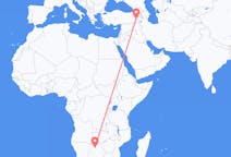 Flyrejser fra Maun, Botswana til Van, Tyrkiet