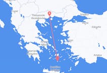 Flüge von der Stadt Kavala in die Stadt Santorin