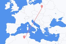 Flights from Touggourt to Warsaw
