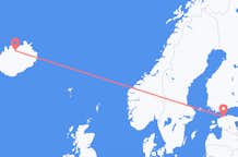 Flights from Akureyri to Tallinn