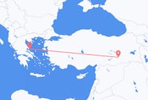 Flyg från Diyarbakir, Turkiet till Skiáthos, Grekland