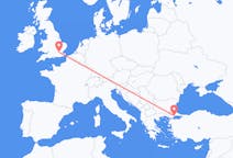 Flights from Tekirdağ in Turkey to London in England