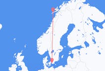 Flyrejser fra Leknes, Norge til Malmø, Sverige