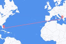 出发地 巴哈马比米尼目的地 希腊克基拉市的航班