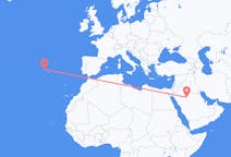 Flights from Ha il, Saudi Arabia to Terceira Island, Portugal