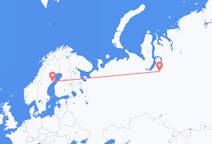 Fly fra Novy Urengoy til Umeå