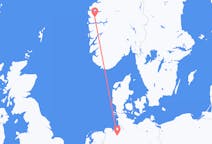 Fly fra Førde i Sunnfjord til Bremen