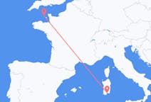 Flyrejser fra Cagliari til Guernsey