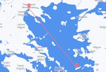 Voos de Salónica, Grécia para Icária, Grécia