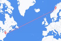 Flights from Washington, D. C. , the United States to Hemavan, Sweden