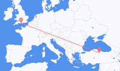 Flights from Amasya, Turkey to Bournemouth, the United Kingdom