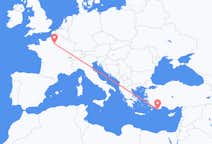 出发地 希腊出发地 卡斯泰洛里佐目的地 法国巴黎的航班