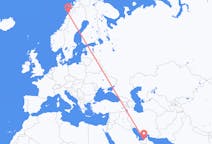 Flüge von Abu Dhabi, die Vereinigten Arabischen Emirate nach Bodø, Norwegen