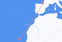 Flyreiser fra Praia, til San Sebastian
