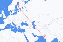 出发地 印度出发地 坎德拉目的地 芬兰坦佩雷的航班