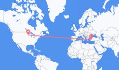 美国出发地 明尼阿波利斯飞往美国目的地 代尼茲利的航班