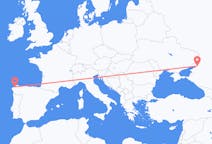 Flyg från Rostov-na-Donu till A Coruña