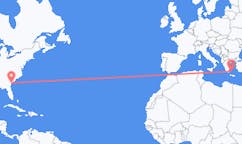 Flyrejser fra Hilton Head Island, USA til Milos, Grækenland