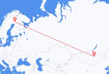Flights from Ulaanbaatar to Rovaniemi