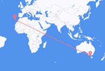Flyg från King Island, Australien till Funchal, Portugal