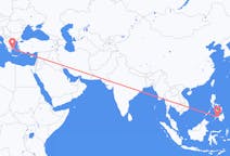 出发地 菲律宾出发地 帕嘎蒂安目的地 希腊雅典的航班