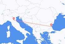 Flyg från Burgas, Bulgarien till Bologna, Italien