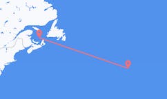 Flights from Les Îles-de-la-Madeleine, Quebec, Canada to Corvo Island, Portugal