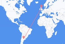 Flyrejser fra Santa Rosa, Argentina til Edinburgh, Skotland