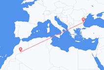 Flyg från Zagora, Marocko till Varna, Bulgarien