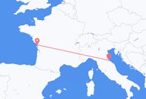 出发地 法国拉罗歇尔目的地 意大利里米尼的航班