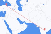 Flights from Hyderabad to Samsun