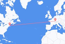 Flights from Boston, the United States to Basel, Switzerland