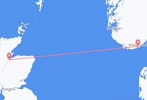 Flights from Inverness, Scotland to Kristiansand, Norway