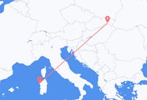Flyreiser fra Kosice, Slovakia til Alghero, Italia
